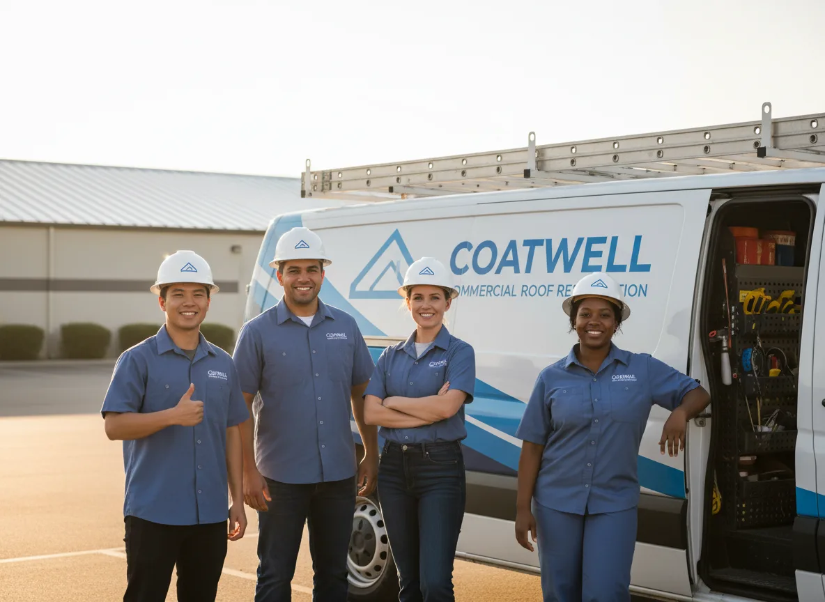 Commercial roof coating company in Bluff City, KS